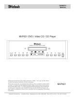 McIntosh MVP-831 - Owners manual 